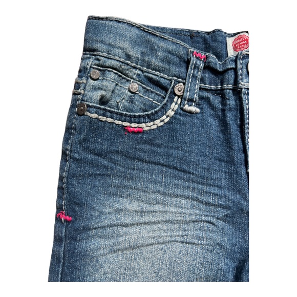 YASO Girls Distressed Denim Shorts NWT Size 4T. - Picture 6 of 7